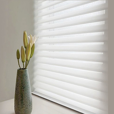 Shangrila Stof Polyester Rolluiken met Valance Dubbellaag Handmatig Open Type