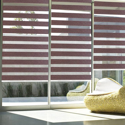 Blackout Intelligent Control gemotoriseerde zebra blind met 24 uur na-verkoopservice