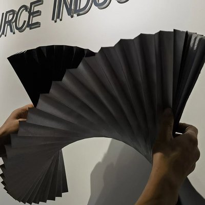 Handmatig open type niet-slip pleat blinds stof voor veilige aangepaste toepassingen
