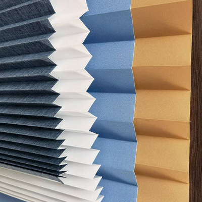 Aanpassingsverzoeken Kies Duurzame Pleated Blinds Stof met handmatig open type