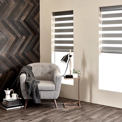 Winddichte zebra blinds voor praktische insectenbestrijding in keukens en badkamers