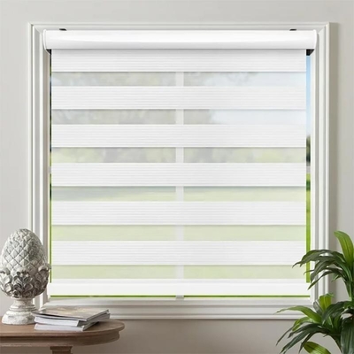Dubbele laag blinds Full Blackout Window Curtain Zebra blinds voor hedendaagse design stijl