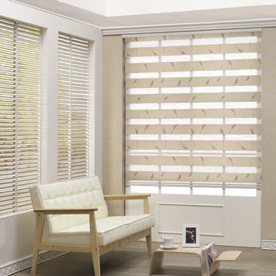 Contemporary Design Style Op maat gemaakte aanvraag Blackout Window Zebra blinds voor studie