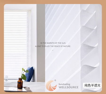 WELLSOURCE Handleiding 2&quot;Shangri-la schakeringen Niet-verduisterend lichtfilter voor thuis, kantoor, hotel, club, restaurant Op maat gemaakt