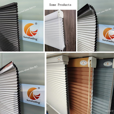 WELLSOURCE Dag- en nachthanddoeken, Blackout Top Down Bottom Up Honeycomb Blinds voor ramen, Cordless Window Shades