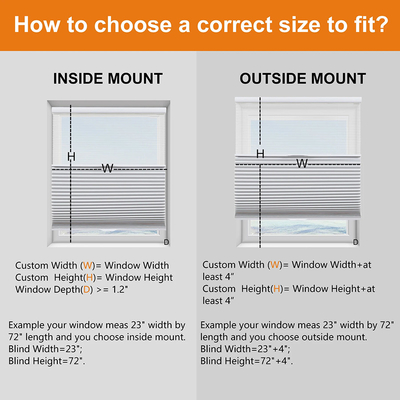 WELLSOURCE Dag- en nachthanddoeken, Blackout Top Down Bottom Up Honeycomb Blinds voor ramen, Cordless Window Shades
