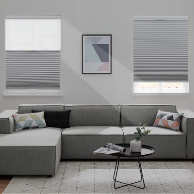 WELLSOURCE Dag- en nachthanddoeken, Blackout Top Down Bottom Up Honeycomb Blinds voor ramen, Cordless Window Shades
