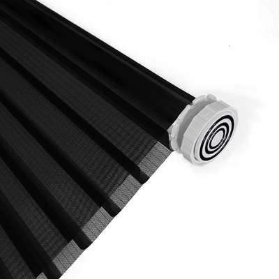WELLSOURCE No Drill 2&quot;Shangri-la Shades Spanning Inside Mount Expansion Window Blind, Custom Size