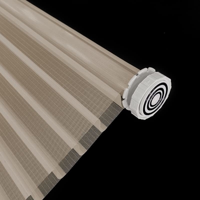 WELLSOURCE No Drill 2&quot;Shangri-la Shades Spanning Inside Mount Expansion Window Blind, Custom Size
