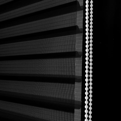 WELLSOURCE No Drill 2&quot;Shangri-la Shades Spanning Inside Mount Expansion Window Blind, Custom Size
