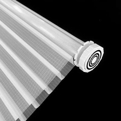 WELLSOURCE No Drill 2&quot;Shangri-la Shades Spanning Inside Mount Expansion Window Blind, Custom Size