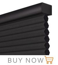 WELLSOURCE Draadloze cellulaire schaduwen zonder boren honingraat blinds Blackout voor ramen slaapkamer, kantoor gemakkelijk te installeren